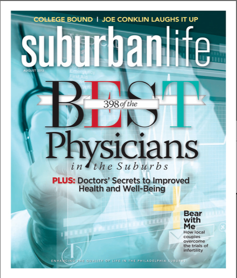 Philadelphia Fertility Center - Shady Grove Fertility - Suburban Life Magazine Cover